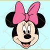 Mickey mouse smiling with bow svg, Mickey svg file, Mickey svg, Disney svg, Mickey clipart svg