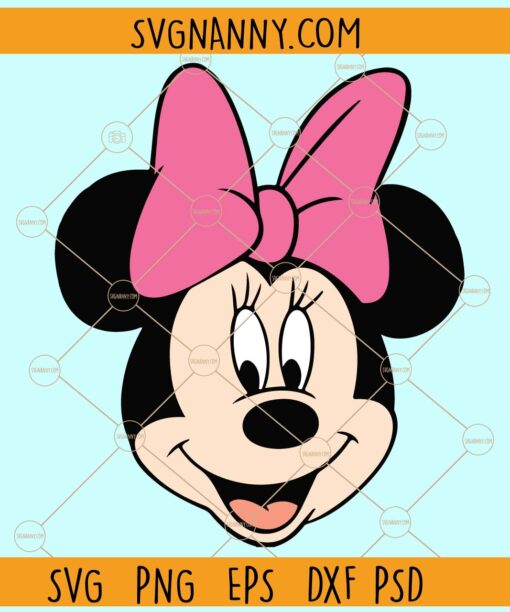 Mickey mouse smiling with bow svg, Mickey svg file, Mickey svg, Disney svg, Mickey clipart svg