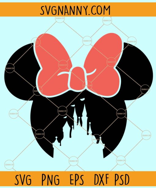 Mickey mouse with bow svg, Mickey svg file, Mickey svg, Disney svg, Mickey mouse clipart svg