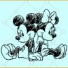 Mouse Mouse Sketch SVG, Mickey mouse SVG, Mickey Svg, Mickey Png, Mickey silhouette svg