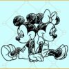 Mouse Mouse Sketch SVG, Mickey mouse SVG, Mickey Svg, Mickey Png, Mickey silhouette svg
