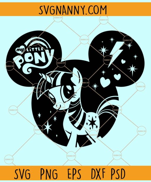 My Little Pony Disney SVG, Mickey head svg, Family Trip svg, Disney svg, Mickey Mouse svg