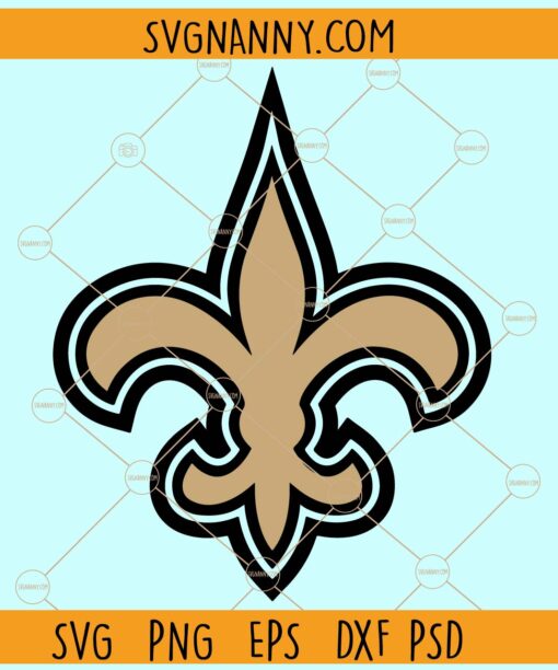 New Orleans Saints Fleur SVG, Saints Fleur Svg, Saints Fleur Png, New-Orleans Saints Football svg
