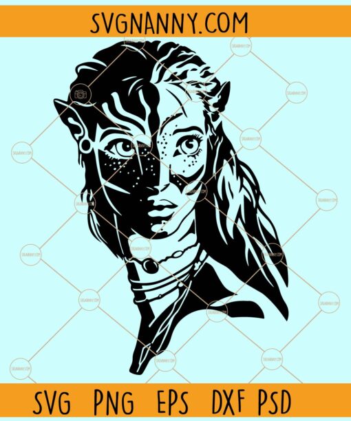 Neytiri Avatar Svg, Avatar PNG, Avatar Clipart svg, avatar the way of water svg