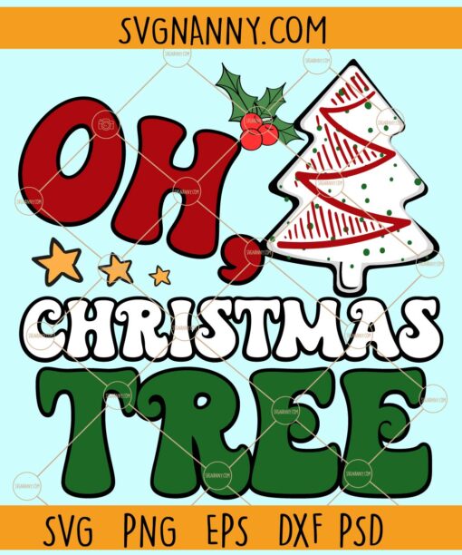 Oh Christmas tree SVG, Christmas Clip Art svg, Christmas sign svg, Funny Christmas svg
