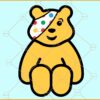 Pudsey Bear Svg, Children in Need Svg, Pudsey bear Png, Charity svg