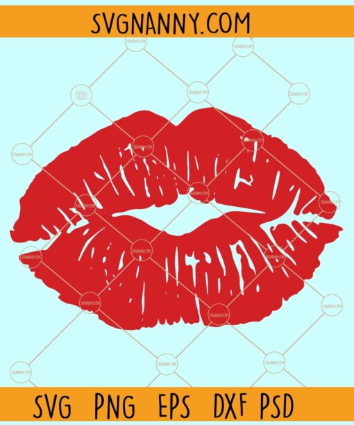 Red kiss lips svg, Lips svg, valentine lips svg, lipstick lips svg, Lips svg, red lips svg