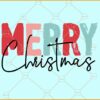 Retro Merry Christmas SVG, Retro Christmas svg, Christmas saying svg, Christmas sign svg