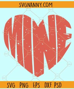 Retro mine heart SVG, Retro Love Heart SVG, Valentines Day Svg, Retro Love Heart PNG