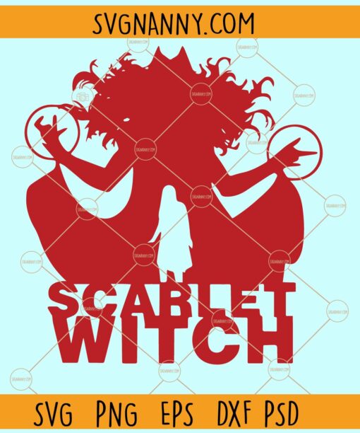 Scarlet Witch SVG, Scarlet Witch Logo svg, Scarlet Witch clipart svg, Scarlet witch svg files