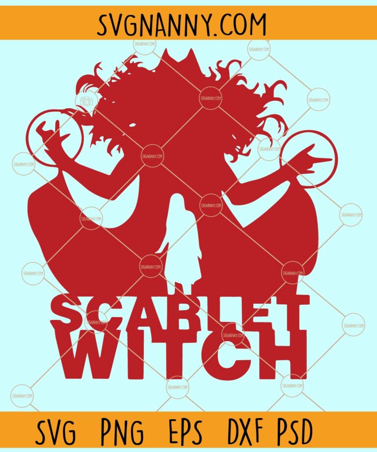 Scarlet Witch SVG, Scarlet Witch Logo Svg, Scarlet Witch Clipart Svg ...