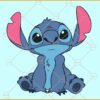 Sitting Stitch SVG, Stitch Svg, Cute Stitch Svg, Stitch Svg file, Cartoon Svg