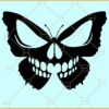 Skull Butterfly svg, Butterfly Svg, Skull Svg, Skull Butterfly Clipart svg, Gothic Svg