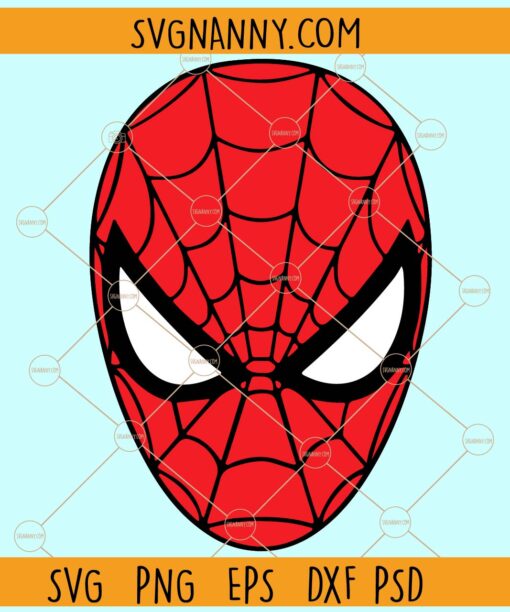 Spiderman Head Svg, Spiderman Svg, Spiderman Head Svg file, Spiderman Mask Svg