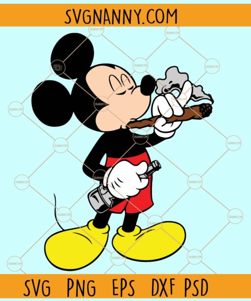 Stoned Mickey Mouse SVG, Mickey Mouse svg, mickey weed svg, mickey mouse weed svg
