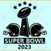 Super Bowl 2023 SVG, super bowl svg, superbowl svg, superbowl champs svg