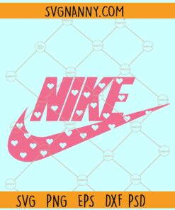 Nike Swoosh SVG, Valentines Swoosh svg, Sports Brand Swoosh  svg