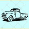 Vintage Pickup SVG, Vintage Pickup clipart svg, Vintage Pickup silhouette svg