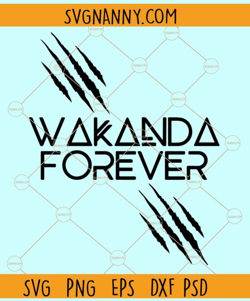 Wakanda Forever Monster claws SVG, Wakanda Forever svg, Black Panther svg