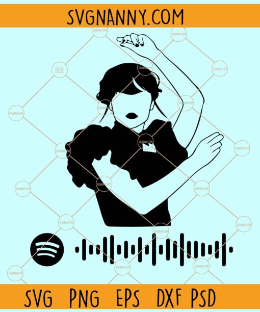 Wednesday Addams dance SVG, Wednesday svg, merlina svg, merlina addams svg