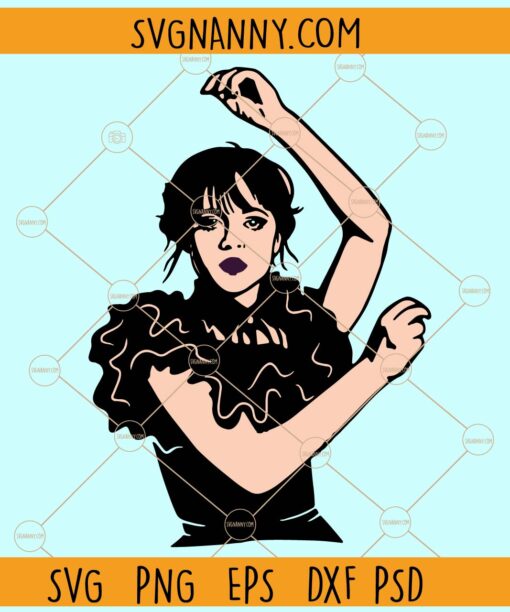 Wednesday Dance SVG, Wednesday SVG,Wednesday Png, Wednesday Addams Inspired svg