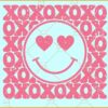 XOXO smiley face SVG, Love Happy Face SVG, Xoxo svg, Hugs and Kisses svg