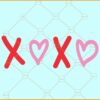 XOXO svg, Hugs and kisses svg, Valentine's Day Svg, Love Svg, Valentines Day SVG svg