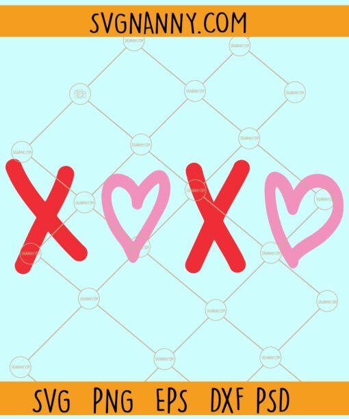XOXO svg, Hugs and kisses svg, Valentine's Day Svg, Love Svg, Valentines Day SVG svg