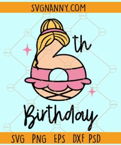 6th Birthday ballet svg, sixth Ballerina birthday svg, Ballerina birthday svg, Ballerina birthday svg