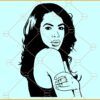 Aaliyah SVG, Aaliyah SVG file, Aaliyah silhouette svg, RnB princess svg