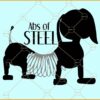 Abs of Steel Slinky Dog Story SVG. Slinky Dog SVG, Toy Story SVG