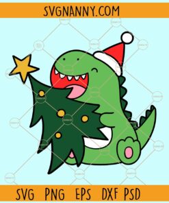 Baby dinosaur christmas svg, Christmas svg, Christmas svg file, Christmas clipart svg