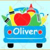 Back To School Truck Svg, Back To School Svg, First Day of School svg