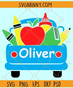 Back To School Truck Svg, Back To School Svg, First Day of School svg