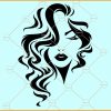 Beautiful woman face svg, Beauty woman face svg, Beautiful Woman Svg