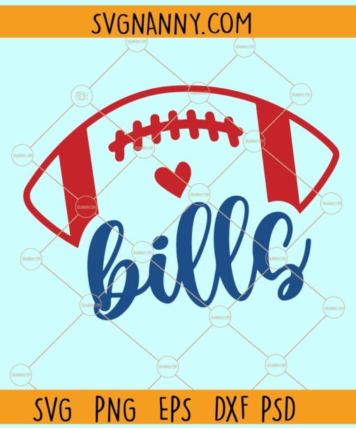 Bills Football SVG, Bills SVG, Bills SVG File, Bills Mascot SVG, Bills Football SVG