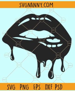 Black Dripping Lips svg, Dripping lips svg, Black lips svg, Lips SVG, Melanin Svg