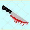 Bloody knife SVG, Bloody Chopper Knife svg, Halloween Theme svg, Bloody Knife SVG