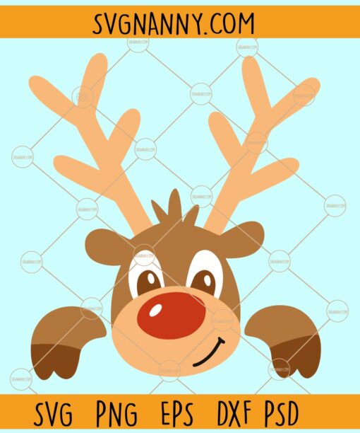 Boy reindeer svg, Christmas reindeer svg, Christmas svg, Christmas sign svg, Christmas svg file
