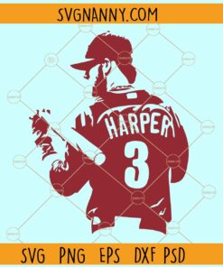 Bryce Harper SVG, sports, philadelphia football svg, football svg, football svg