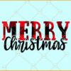 Buffalo plaid Merry christmas Christmas svg, Christmas svg, Christmas svg files, Merry Christmas svg