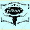 Bull Skull Leopard Peterbilt SVG, Peterbilt Logo svg, Peterbilt Svg, Peterbilt Logo Clipart svg