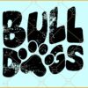 Bulldogs distressed svg, Bulldogs SVG File, Bulldogs Football SVG, Football SVG