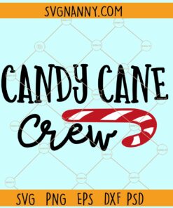 Candy cane crew svg, Candy cane svg, Christmas svg, Christmas sign svg, Christmas svg file