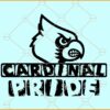 Cardinal pride SVG, Cardinal SVG, Cardinal SVG File, Cardinal Mascot SVG