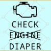 Check Diaper SVG, Check Diaper SVG file, Baby Onsie SVG, Mechanic svg file