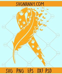 Childhood Cancer svg, Cancer Awareness SVG, Childhood Cancer Ribbon SVG