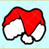 Christmas Hat Outline svg, Christmas svg, Christmas sign svg, Christmas svg file