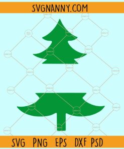 Christmas tree monogram svg, Christmas tree svg, Christmas svg, Christmas sign svg