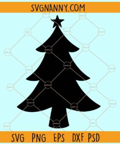 Christmas tree outline svg, Christmas tree svg, Christmas svg, Christmas sign svg